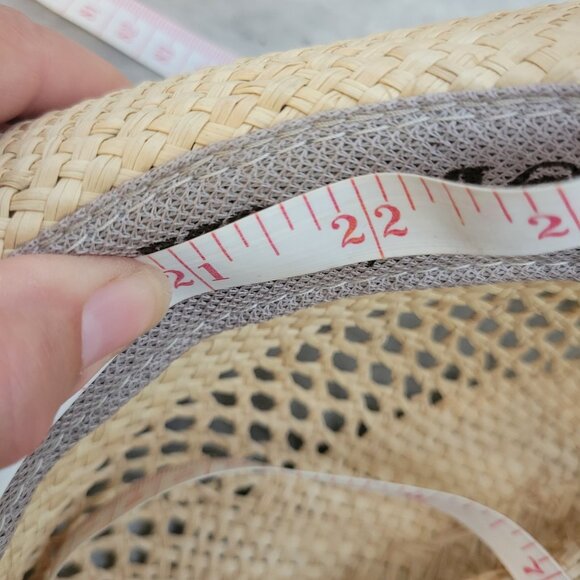 Bullhide Straw Cowboy Hat Womens Small Leather Beaded Concho Band Western Rodeo - Picture 15 of 15